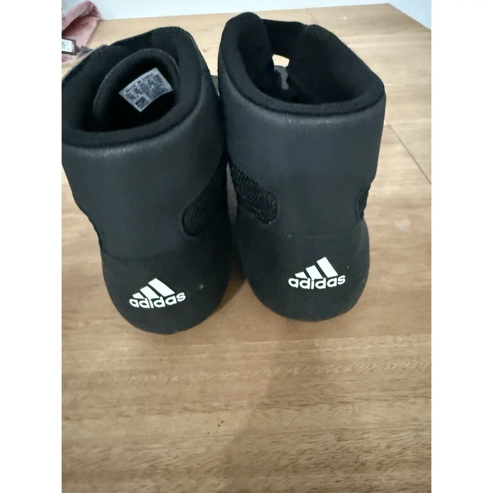 Adidas HVC 2‎ Wrestling Shoes Black White Mens Size 16 AQ3325 New